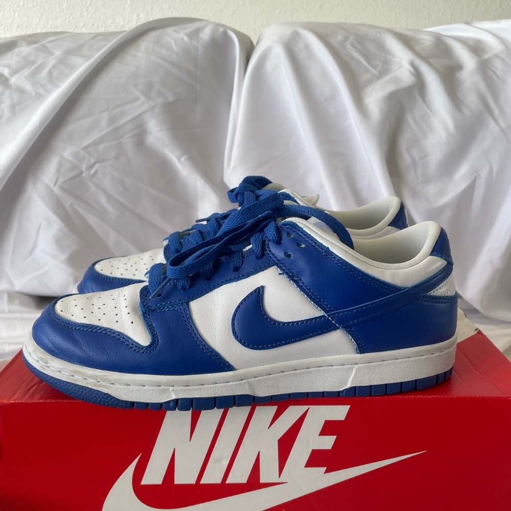 Nike Kids Blue and White Sneakers